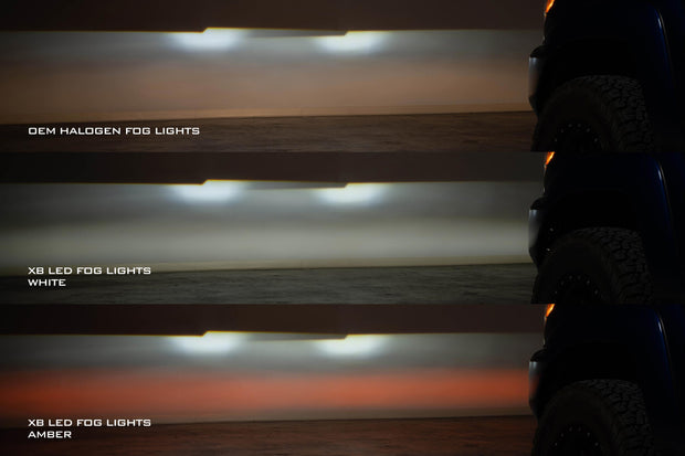 XB LED Fog Lights: Type T (White Output / Set)