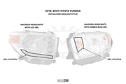 Conversion Harness for Halogen Tundra with Amber Bulb DRL (Convert to OEM LED Headlights)