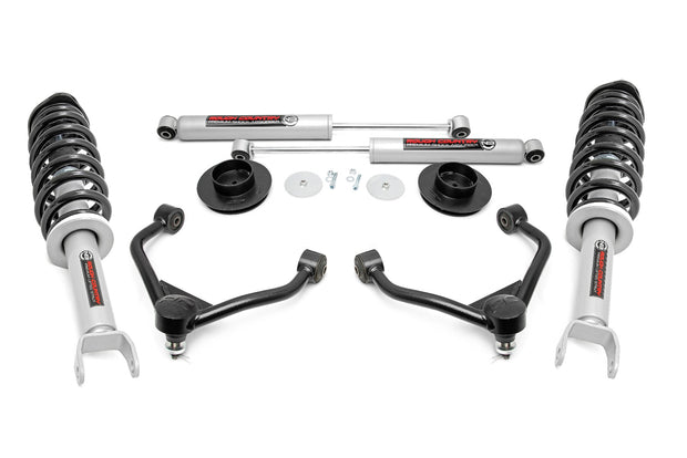 3.0 Inch Dodge Bolt-On Lift Kit w/ N3 Struts and Rear N3 Shocks For 12-Up Ram 1500 4WD Rough Country