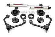 3 Inch Dodge Bolt-On Lift Kit w/Rear V2 Shocks 12-23 RAM 1500 4WD Rough Country