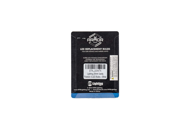 Festoon: GTR Vanity LED (29mm)(Blue)