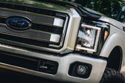 XB LED Headlights: Ford Super Duty (11-16 / White DRL / Set)