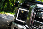 XB LED Headlights: Ford Super Duty (11-16 / White DRL / Set)