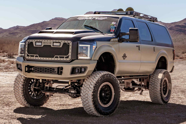 XB LED Headlights: Ford Super Duty (11-16 / White DRL / Set)