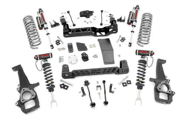 6.0 Inch Dodge Suspension Lift Kit Vertex Struts and Vertex Shocks 12-Up Ram 1500 4WD Rough Country
