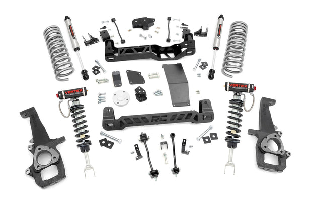 6.0 Inch Dodge Suspension Lift Kit Vertex Struts and V2 Shocks 12-Up Ram 1500 4WD) Rough Country