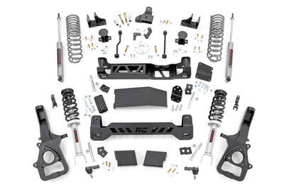 6 Inch RAM Suspension Lift Kit w/Loaded Struts 19-24 RAM 1500 4WD 22XL Factory Wheel Models Rough Country