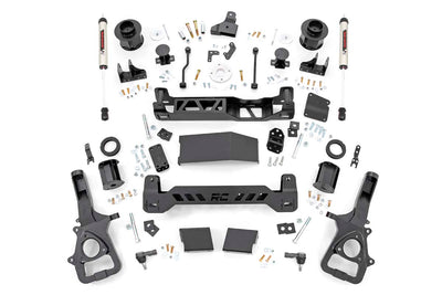 6 Inch RAM Suspension Lift Kit w/V2 Shocks 19-23 RAM 1500 4WD 22XL Factory Wheel Models Rough Country