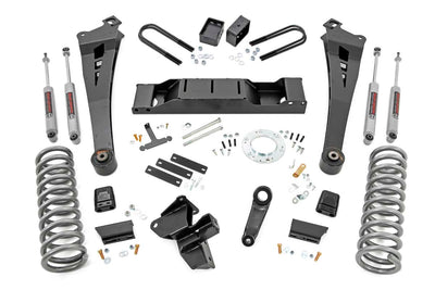 5 Inch Dodge Radius Arm Suspension Lift Kit 19-Up RAM 3500 4WD Diesel, Dual Rear Wheels Rough Country