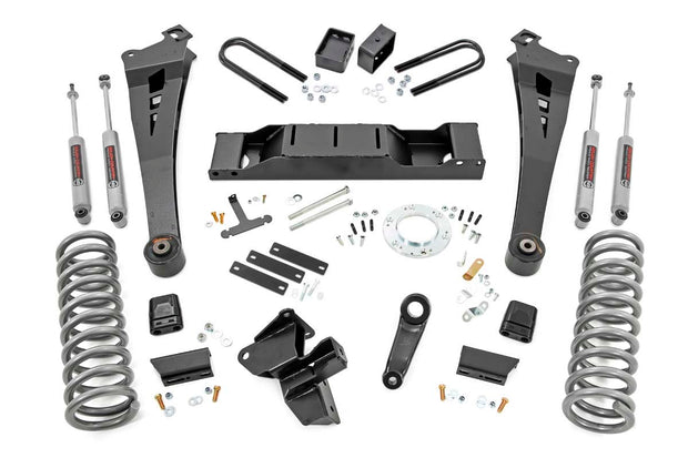 5 Inch Dodge Radius Arm Suspension Lift Kit 19-Up RAM 3500 4WD Diesel, Dual Rear Wheels Rough Country