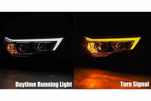 ARex Luxx LED Headlights: Toyota 4Runner (14-20) - Alpha-Black (Set)