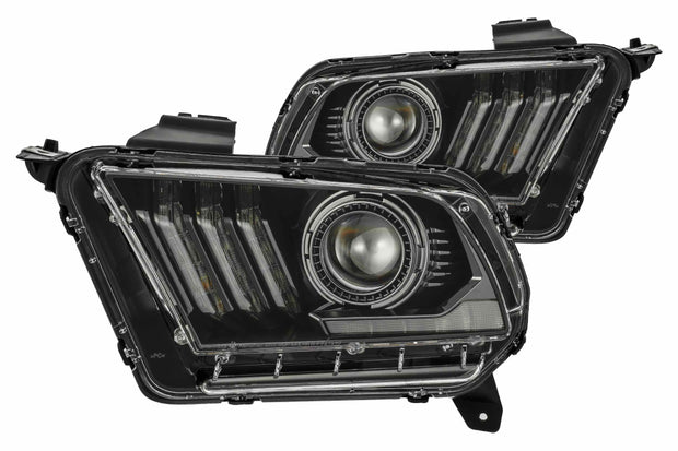 ARex (PRO-Series) Halogen Headlights: Ford Mustang (10-12) - Alpha-Black (Set)