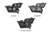 ARex (PRO-Series) Halogen Headlights: Ford Mustang (10-12) - Chrome (Set)
