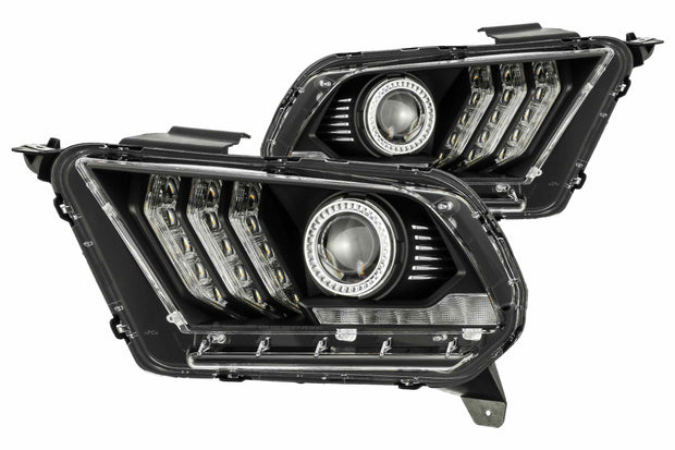 ARex (PRO-Series) Halogen Headlights: Ford Mustang (10-12) - Chrome (Set)