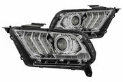 ARex Luxx LED Headlights: Ford Mustang (10-12) - Chrome (Set)