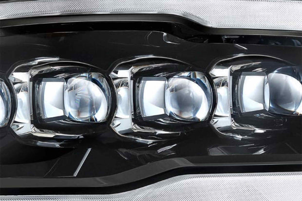 ARex Nova LED Headlights: Dodge Ram (09-18) - Jet Black (Set)
