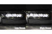ARex Luxx LED Headlights: Dodge Ram (09-18) (19+ HD Look) - Alpha-Black (Set)