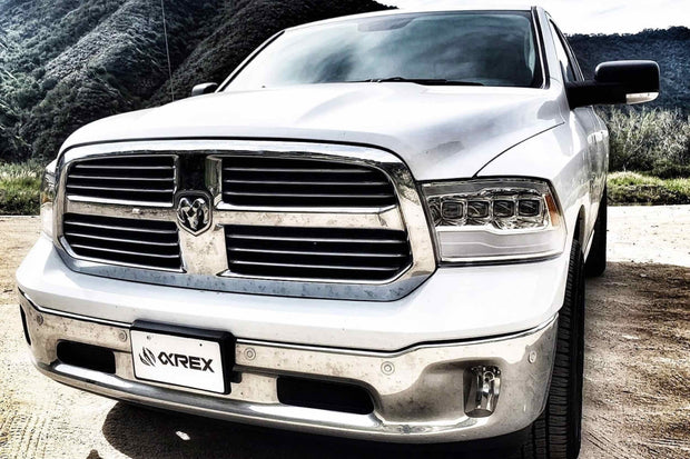 ARex Nova LED Headlights: Dodge Ram (09-18) - Chrome (Set)
