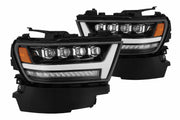 ARex Nova LED Headlights: Dodge Ram 1500 (19+) - Jet Black (Set)