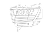 ARex Nova LED Headlights: Dodge Ram 1500 (19+) - Jet Black (Set)