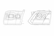 ARex (PRO-Series) Halogen Headlights: Dodge Ram (09-18) - Black (Set)