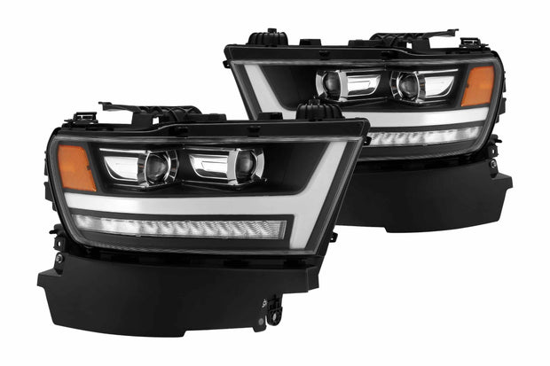 ARex (PRO-Series) Halogen Headlights: Dodge Ram 1500 (19+) - Jet Black (Set)