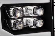 ARex Nova LED Headlights: GMC Sierra (07-13) - Chrome (Set)