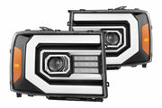 ARex (PRO-Series) Halogen Headlights:: GMC Sierra (07-13) - Chrome (Set)