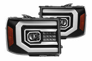 ARex (PRO-Series) Halogen Headlights: GMC Sierra (07-13) - Black (Set)