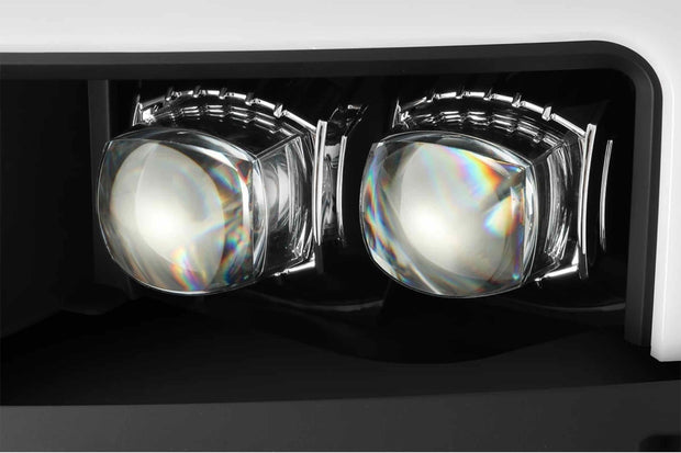 ARex Nova LED Headlights: Chevy Silverado HD (15-19) - Jet Black (Set)