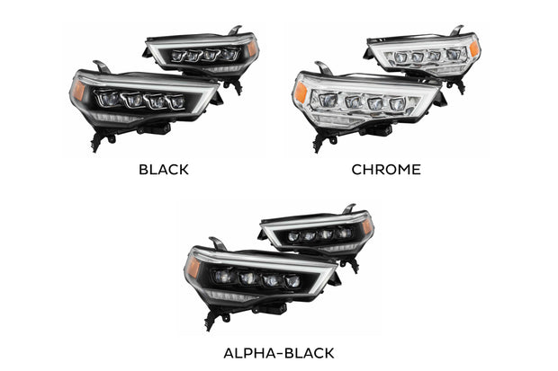 ARex Nova LED Headlights: Toyota 4Runner (14-20) - Black (Set)