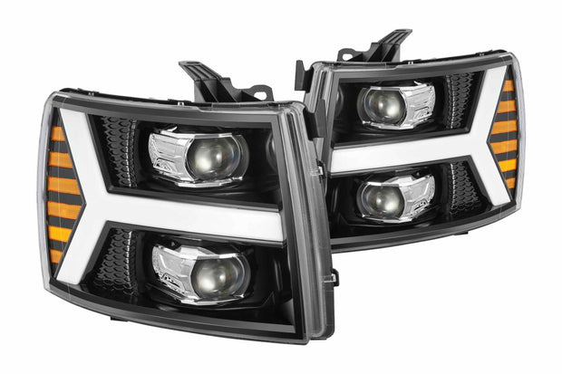 ARex (PRO-Series) Halogen Headlights:: Chevy Silverado 1500 (07-13) - Chrome (Set)