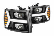 ARex (PRO-Series) Halogen Headlights: Chevy Silverado 1500 (07-13) - Black (Set)