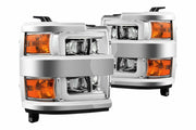 ARex (PRO-Series) Halogen Headlights: Chevy Silverado HD (15-19) - Chrome (Set)