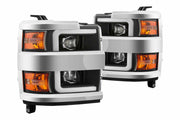 ARex (PRO-Series) Halogen Headlights: Chevy Silverado HD (15-19) - Black (Set)