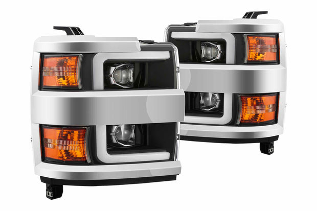 ARex (PRO-Series) Halogen Headlights: Chevy Silverado HD (15-19) - Black (Set)