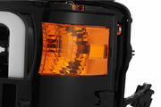 ARex (PRO-Series) Halogen Headlights: Chevy Silverado HD (15-19) - Jet Black (Set)