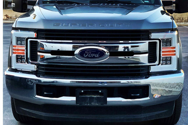 ARex Nova LED Headlights: Ford Super Duty (17-19) - Jet Black (Set)