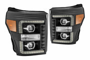 ARex (PRO-Series) Halogen Headlights: Ford Super Duty (11-16) - Black (Set)