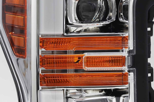ARex (PRO-Series) Halogen Headlights:: Ford Super Duty (17-19) - Chrome (Set)