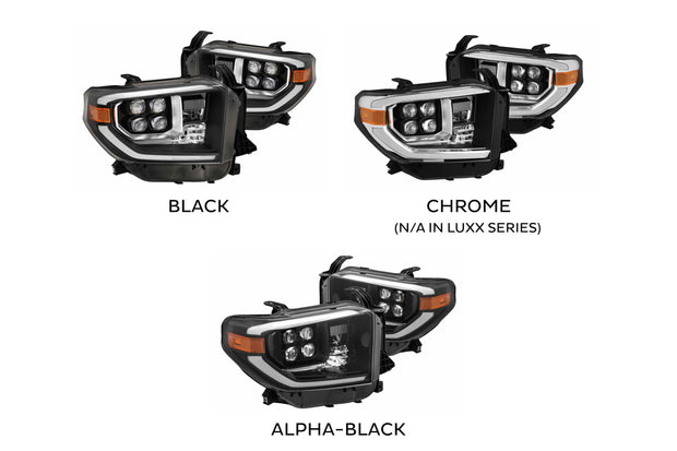 ARex Nova LED Headlights: Toyota Tundra (14-20) - Gloss Black (Set)