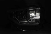 ARex Nova LED Headlights: Toyota Tundra (14-20) - Matte Black / Chrome (Set)