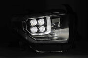 ARex Nova LED Headlights: Toyota Tundra (14-20) - Matte Black / Chrome (Set)