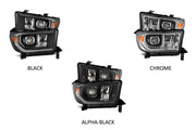 ARex (PRO-Series) Halogen Headlights: Toyota Tundra (07-13) - Jet Black w/o Adj (Set)