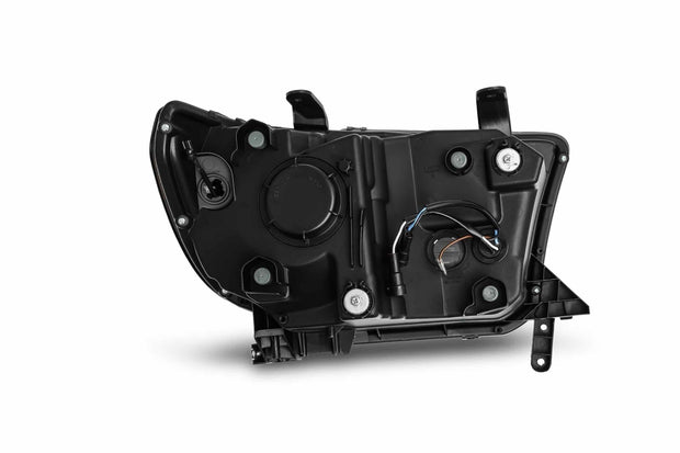 ARex (PRO-Series) Halogen Headlights:: Toyota Tundra (07-13) - Matte Black / Chrome (Set) (w/ Auto-Leveling)