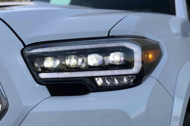 ARex Nova LED Headlights: Toyota Tacoma (16-20) - Alpha-Black (Set)