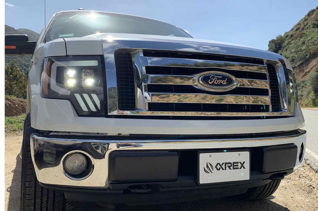 ARex Nova LED Headlights: Ford F150 (09-14) - Black (Set)