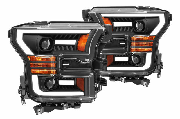 ARex (PRO-Series) Halogen Headlights: Ford F150 (15-17) - Black (Set)