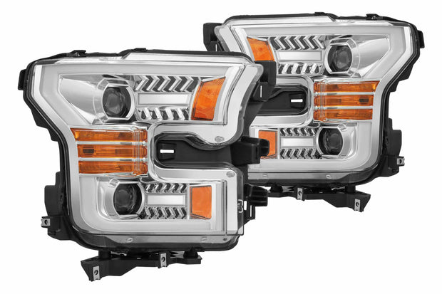 ARex (PRO-Series) Halogen Headlights: Ford F150 (15-17) - Jet Black (Set)