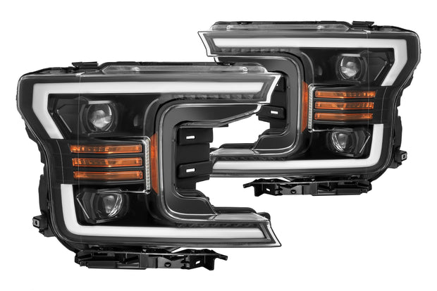ARex (PRO-Series) Halogen Headlights: Ford F150 (18-19) - Black (Set)
